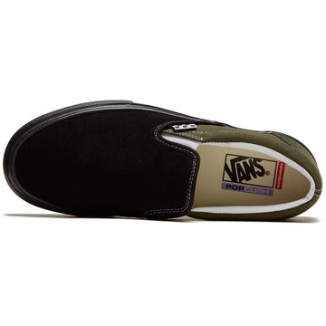 Vans Skate Slip-on Shoes - Black/Grape Leaf