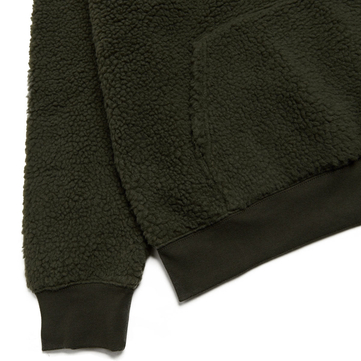 Vans Martin Sherpa Q Zip Sweatshirt Grape Leaf