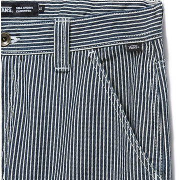 Vans Drill Chore Loose Tapered Carp Hickory Stripe Pants - Indigo