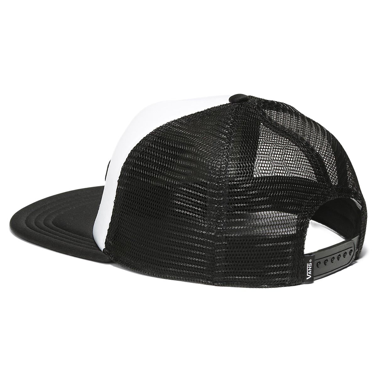 Vans Classic Patch Curved Bill Trucker Hat - Black/White image 2