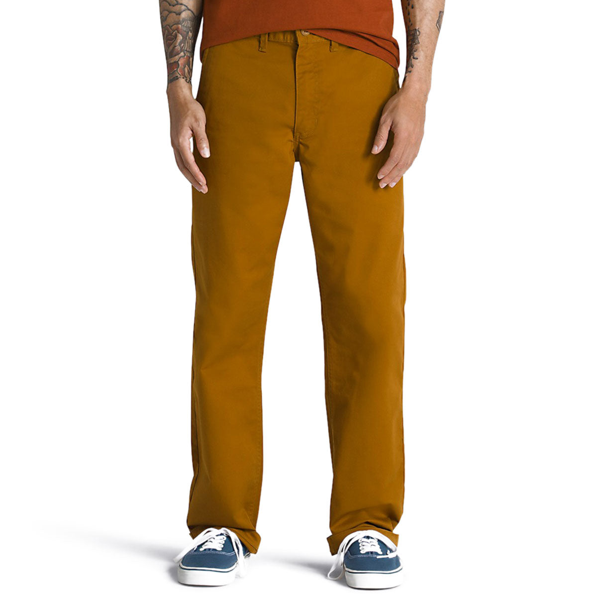 Vans Authentic Chino Relaxed Pants - Fatal Floral Golden Brown image 5