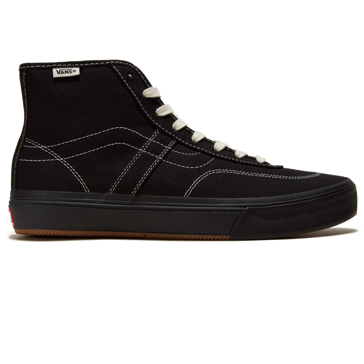 Vans Crockett High Decon Shoes - Canvas Black/Black/White image 1