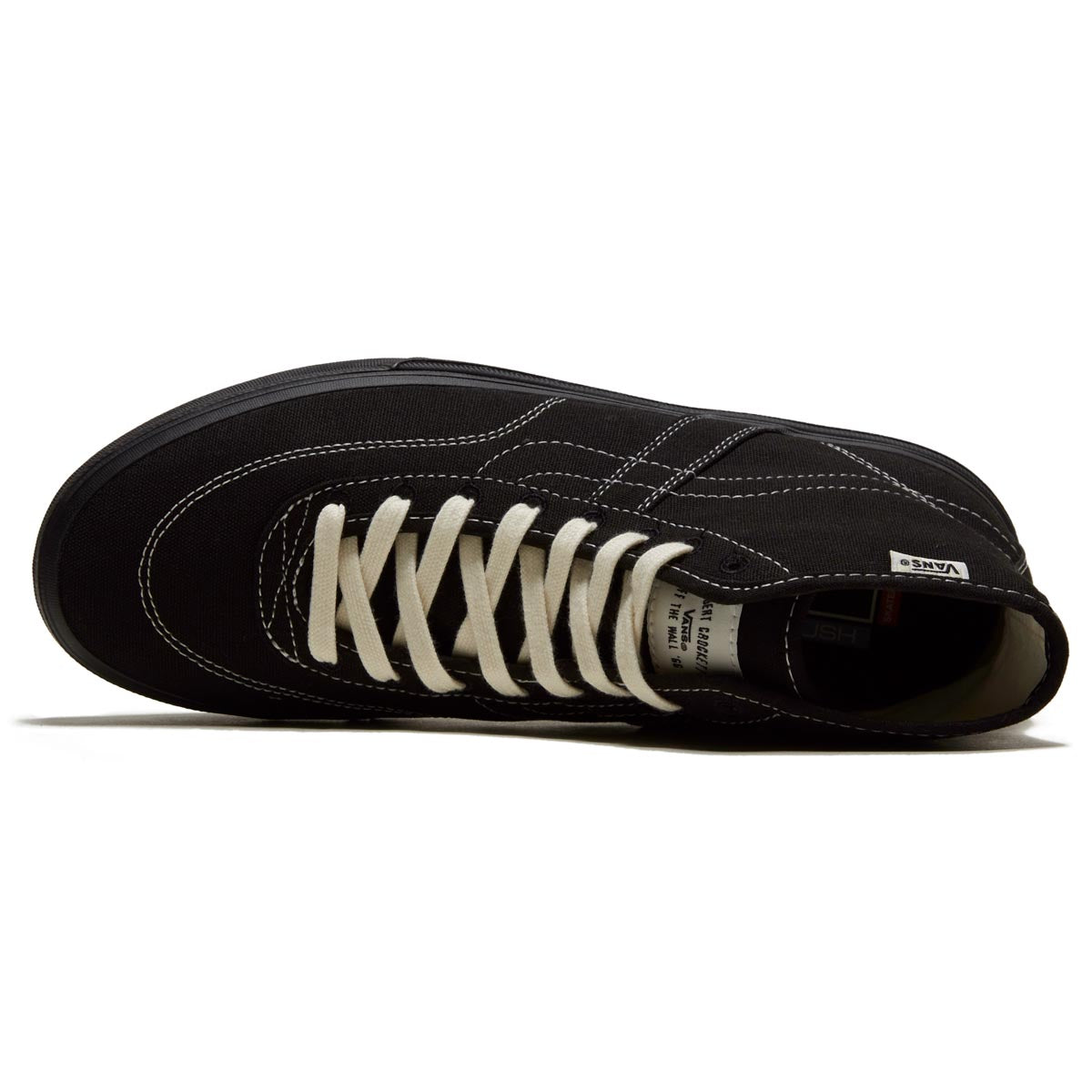 Vans Crockett High Decon Shoes - Canvas Black/Black/White image 3