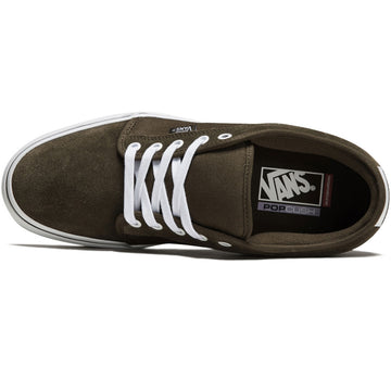 Vans Skate Chukka Low Shoes - Dark Olive/White