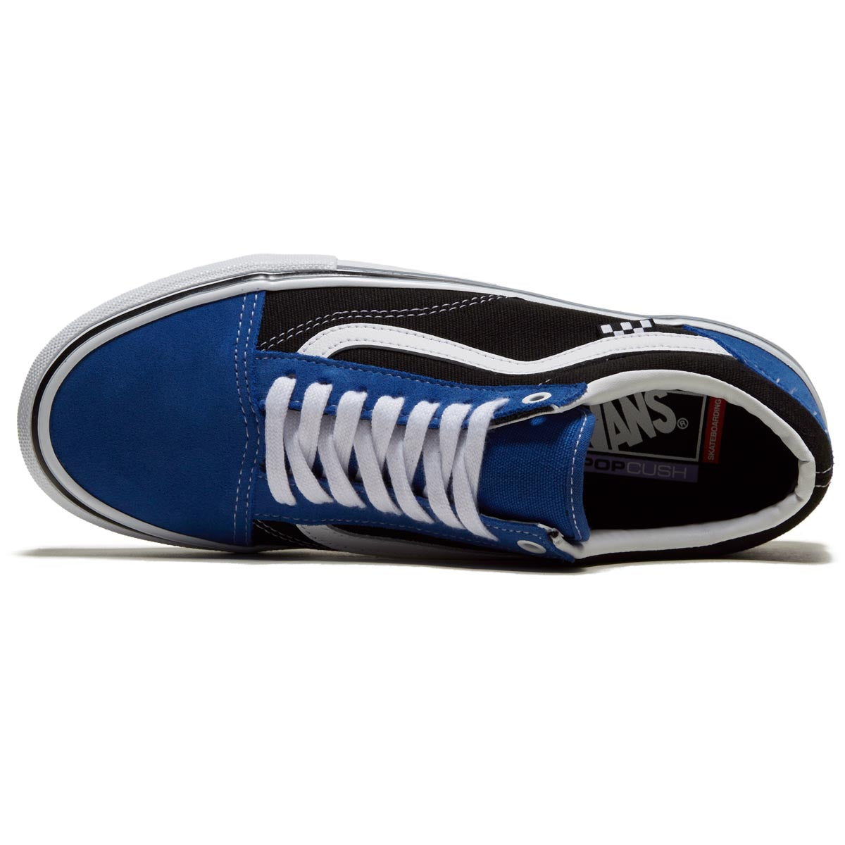 Vans Skate Old Skool Shoes - Blue/Black/White image 3