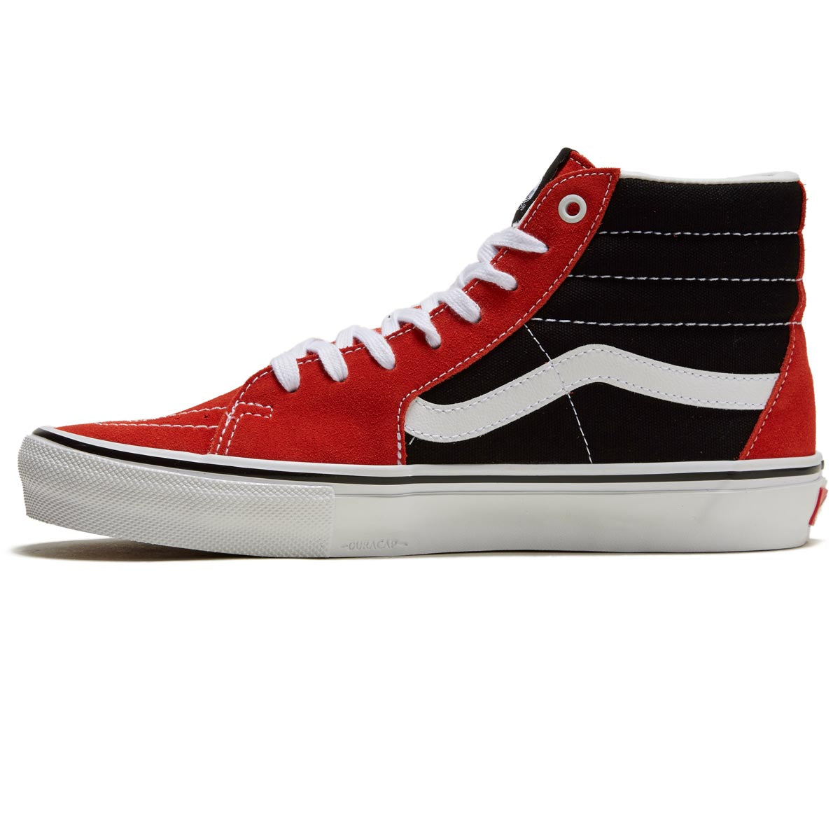 Vans Skate Sk8-Hi Shoes - Red/Black image 2