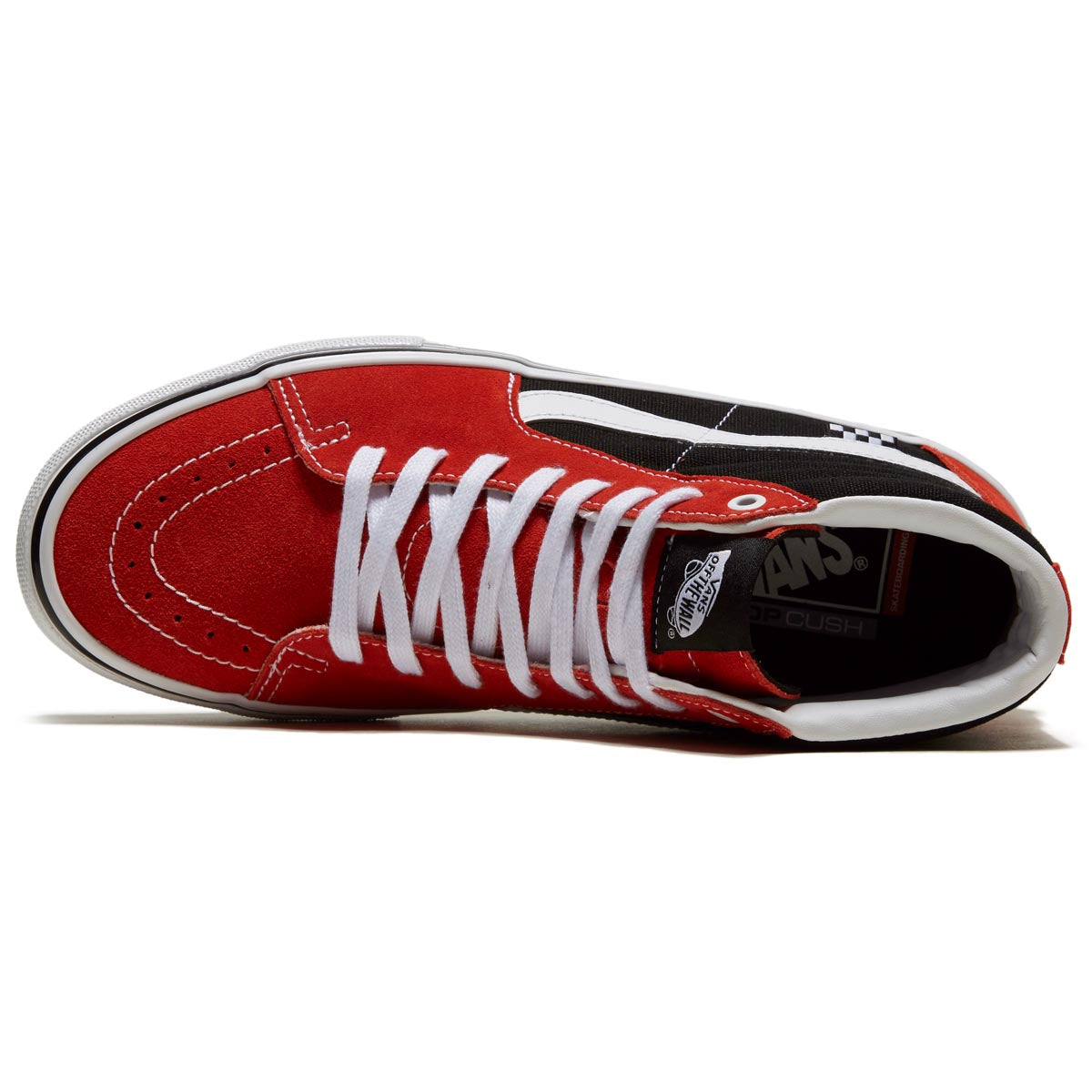 Vans Skate Sk8-Hi Shoes - Red/Black image 3