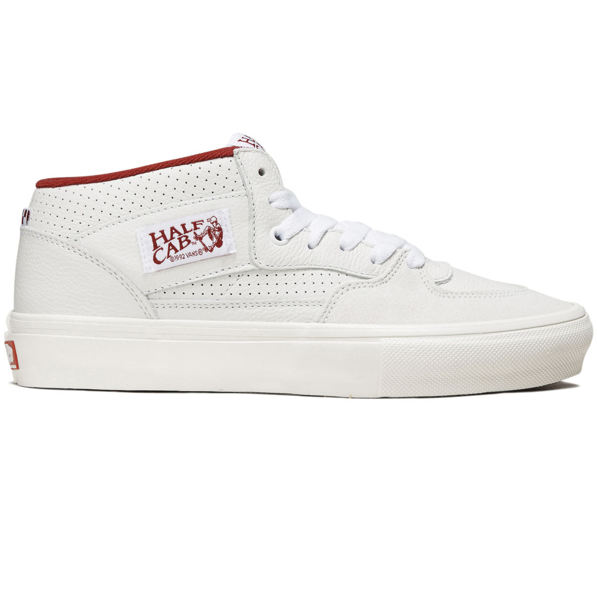 Vans Skate Half Cab Shoes - Vintage Sport White/Red image 1
