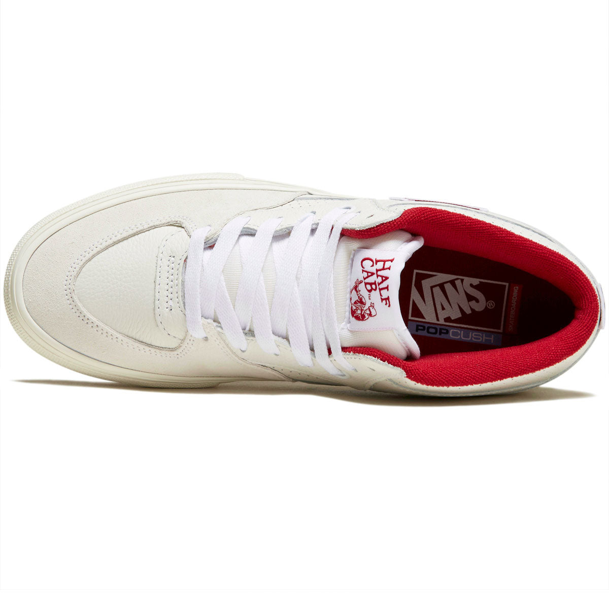Vans Skate Half Cab Shoes - Vintage Sport White/Red image 3