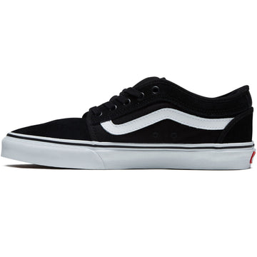 Vans Skate Chukka Low Sidestripe Shoes - Black/White