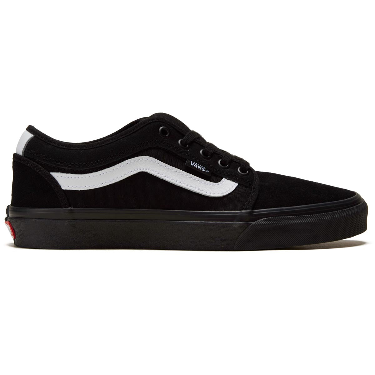 Vans Chukka Low Sidestripe Shoes - Black/Black/White image 1