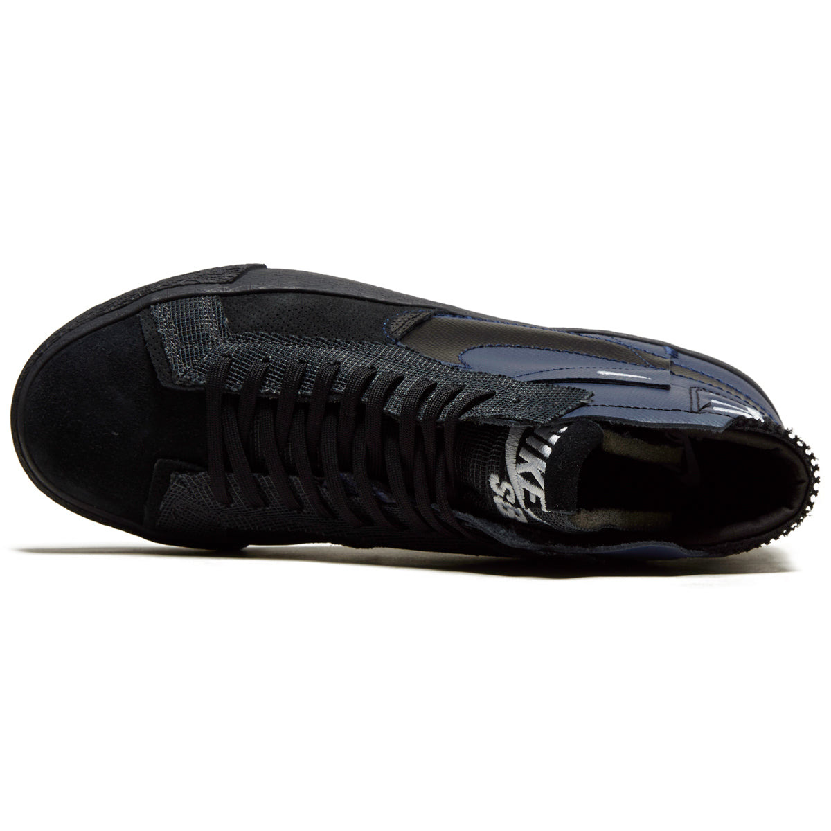Nike SB Zoom Blazer Mid Premium Shoes - Midnight Navy/Black/Football Grey image 3