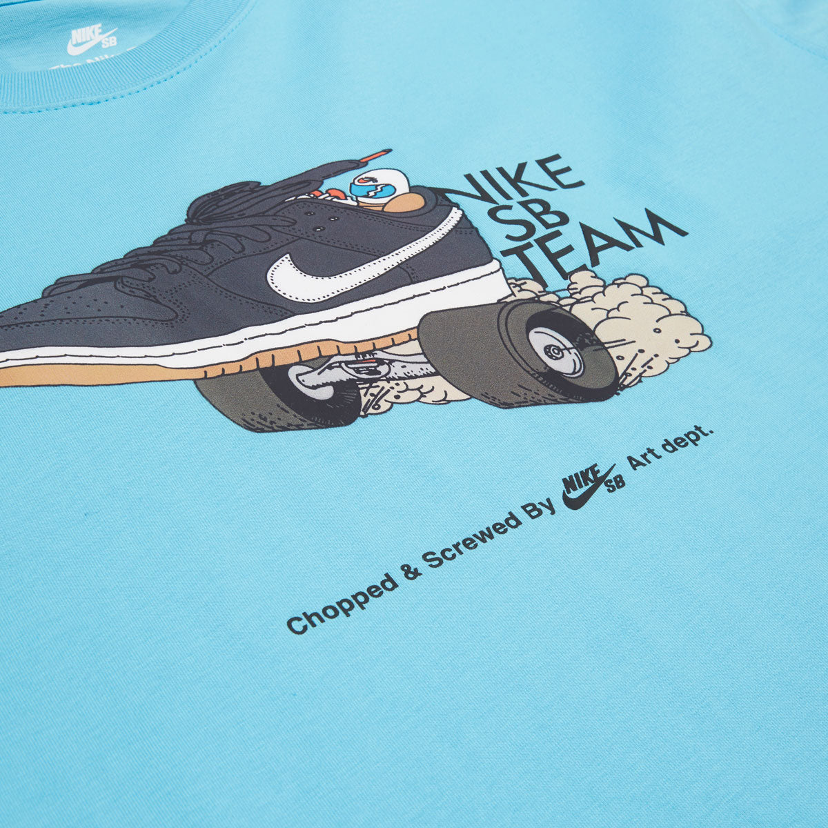 Nike SB Team Dunk T-Shirt - Baltic Blue image 2