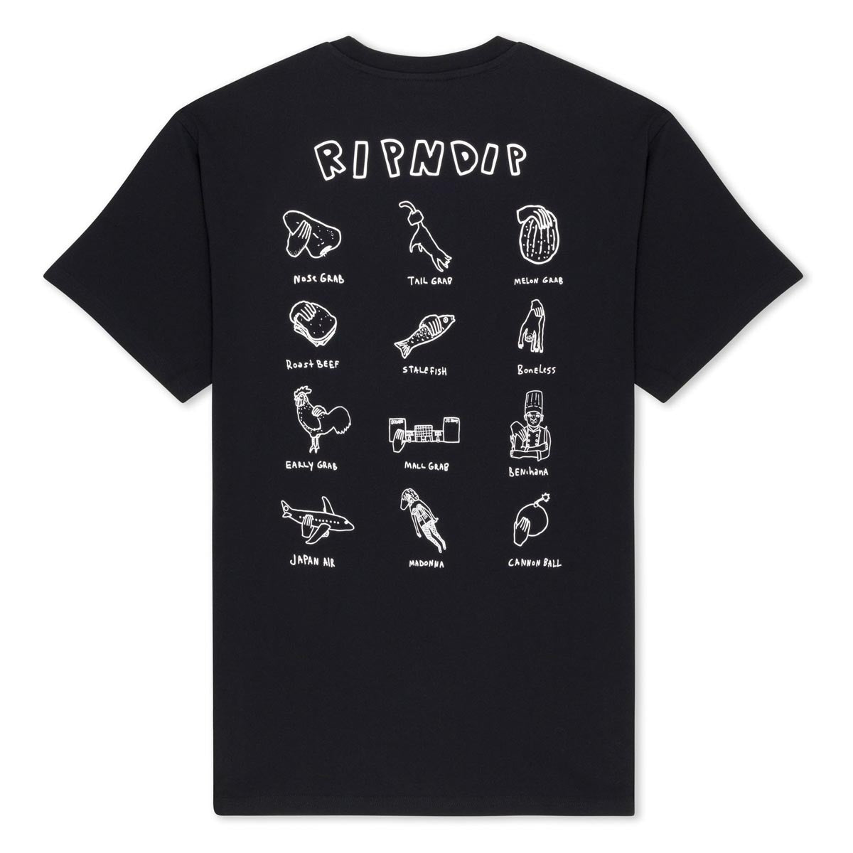 RIPNDIP Grabs T-Shirt - Black image 1