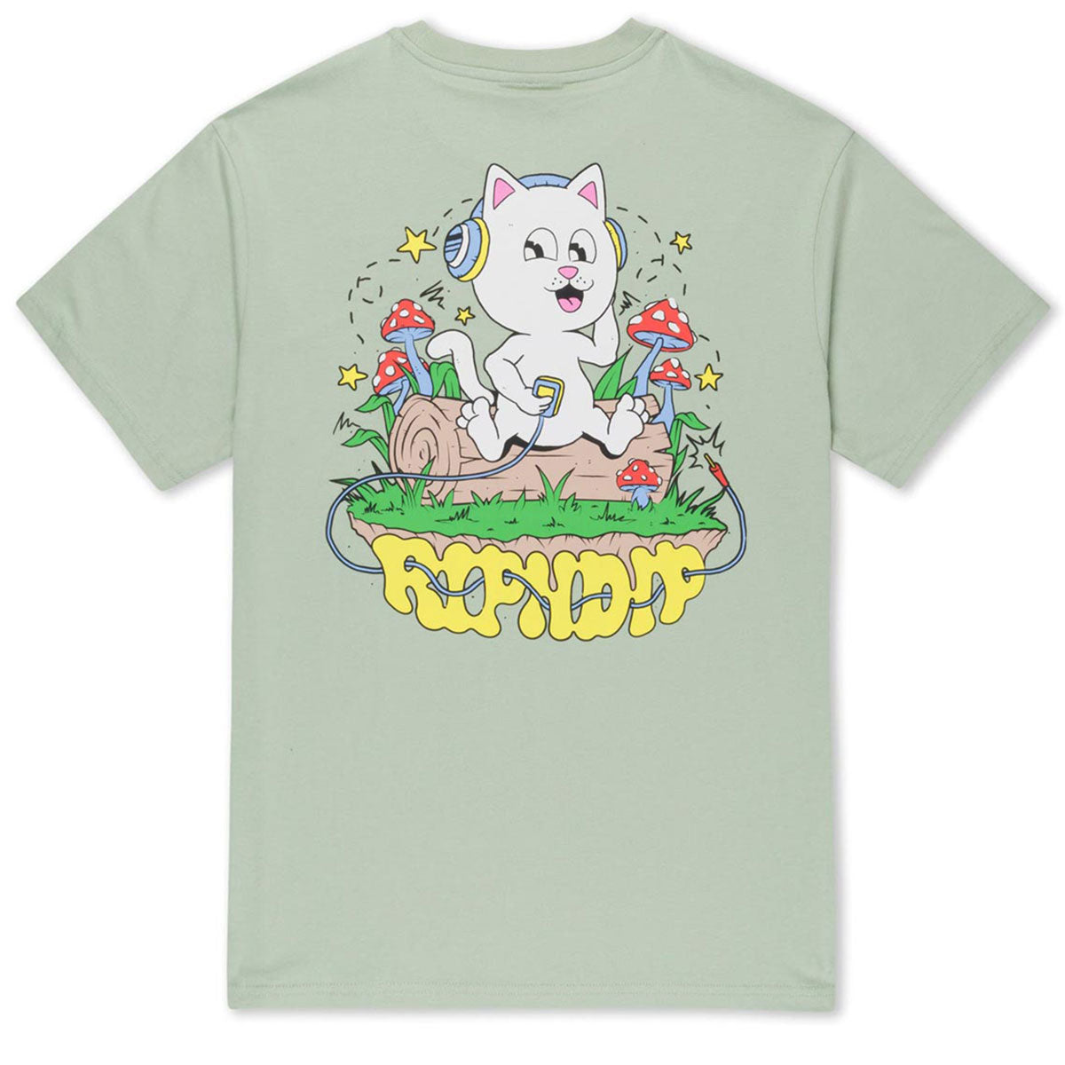 RIPNDIP Shroom Song T-Shirt - Sage image 1