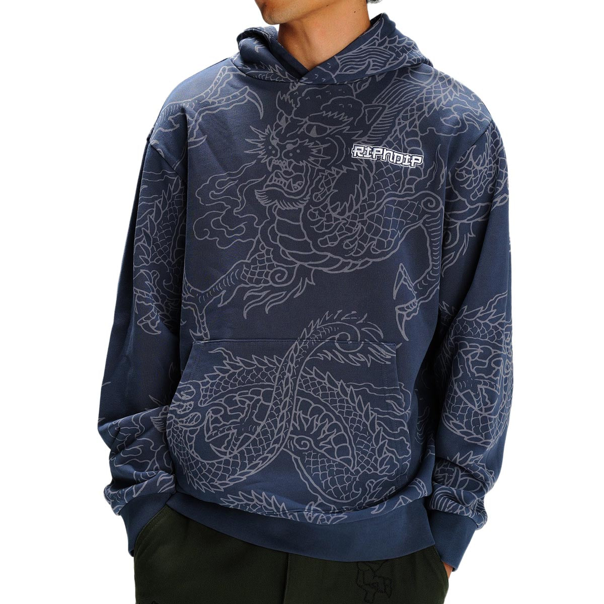 RIPNDIP Haku Hoodie - Navy image 1