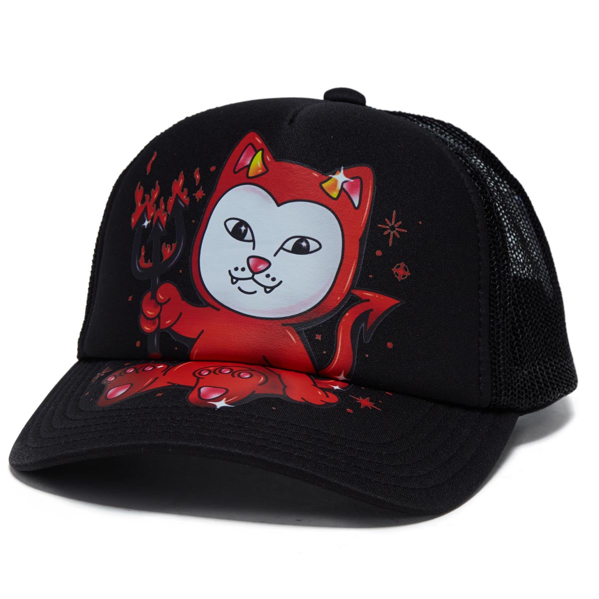 RIPNDIP Scary Cute Trucker Hat - Black image 1