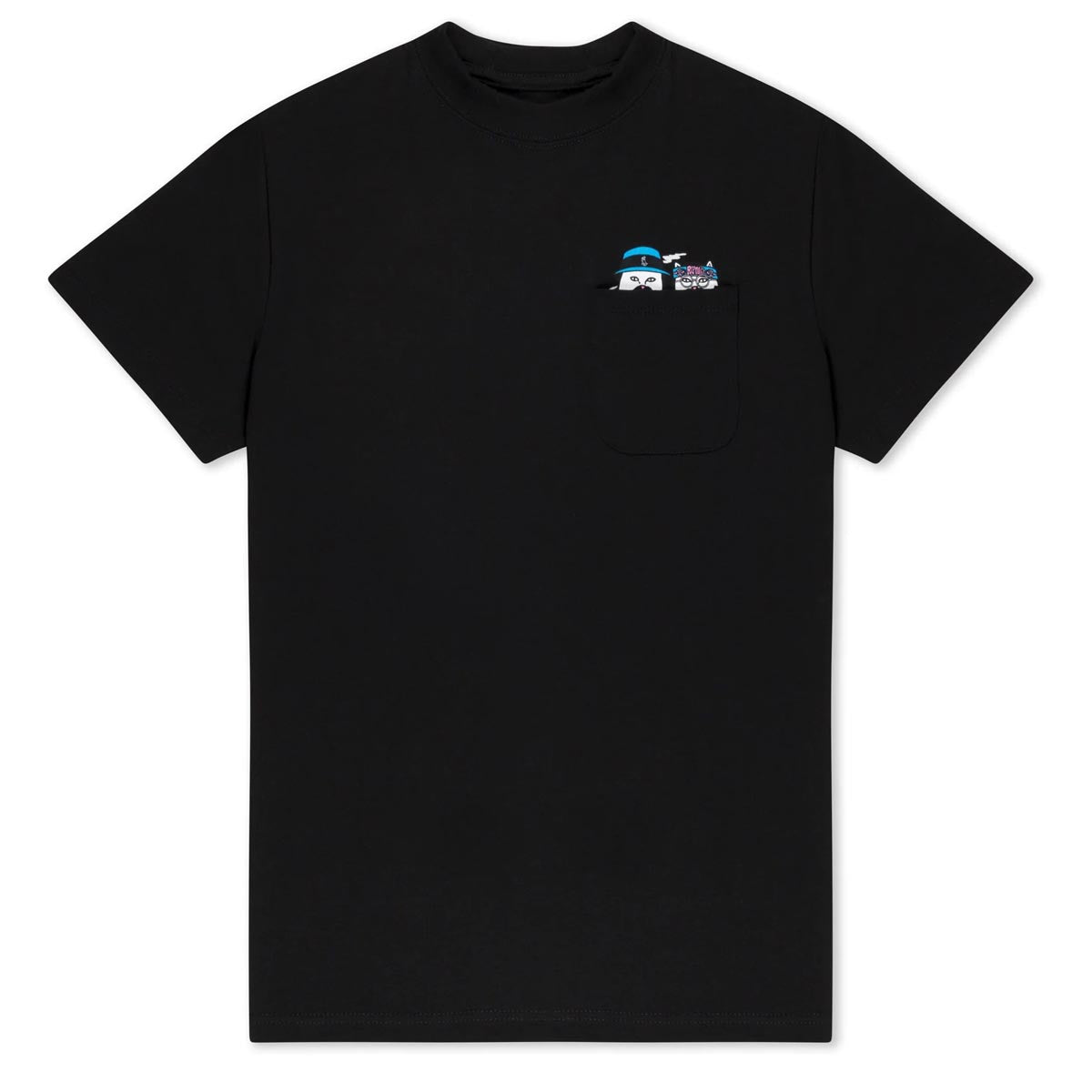RIPNDIP x Cheech And Chong Cheech And Nerm Pocket T-Shirt - Black image 1