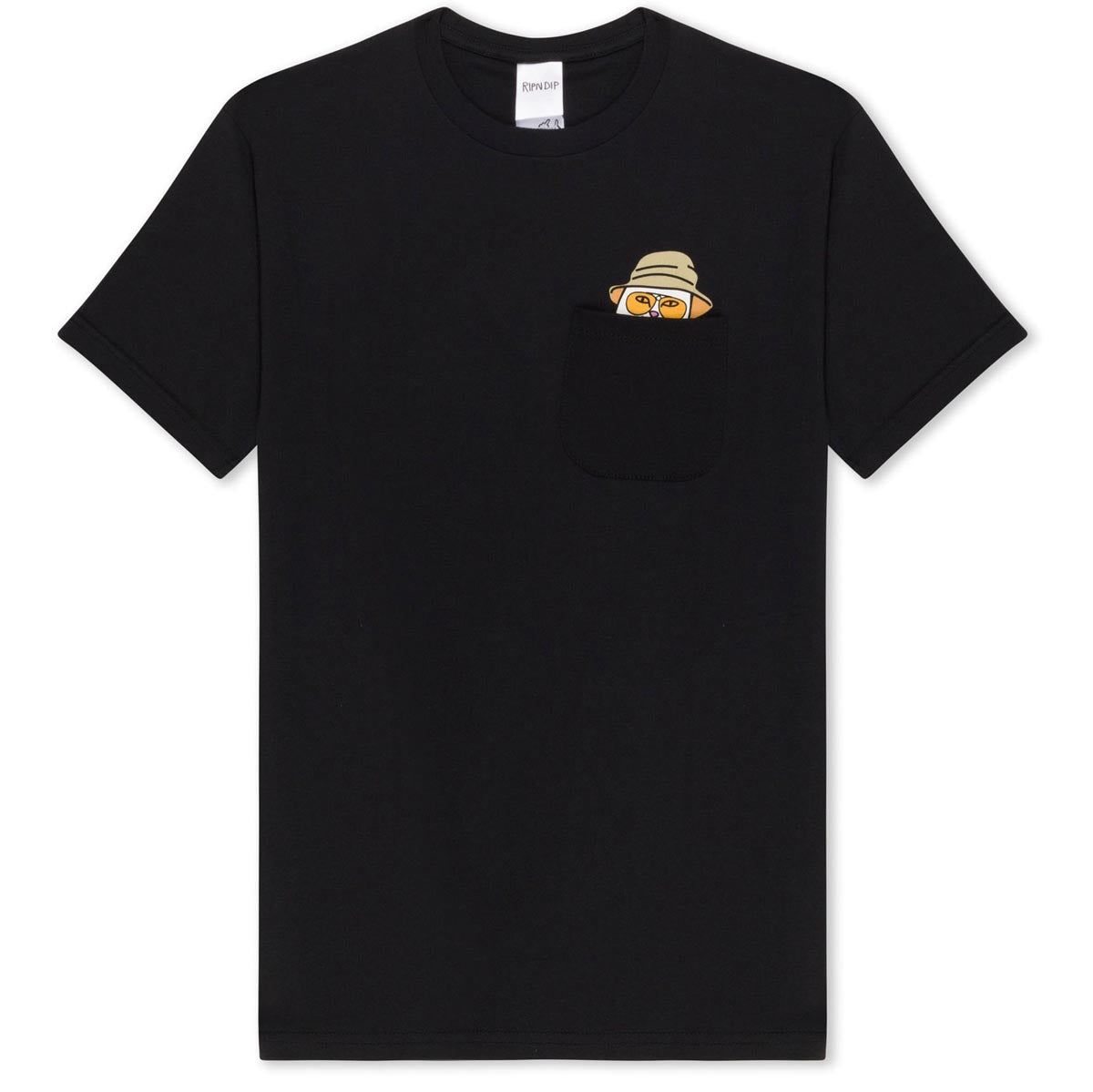 RIPNDIP Nermal S Thompson Pocket T-Shirt - Black image 1