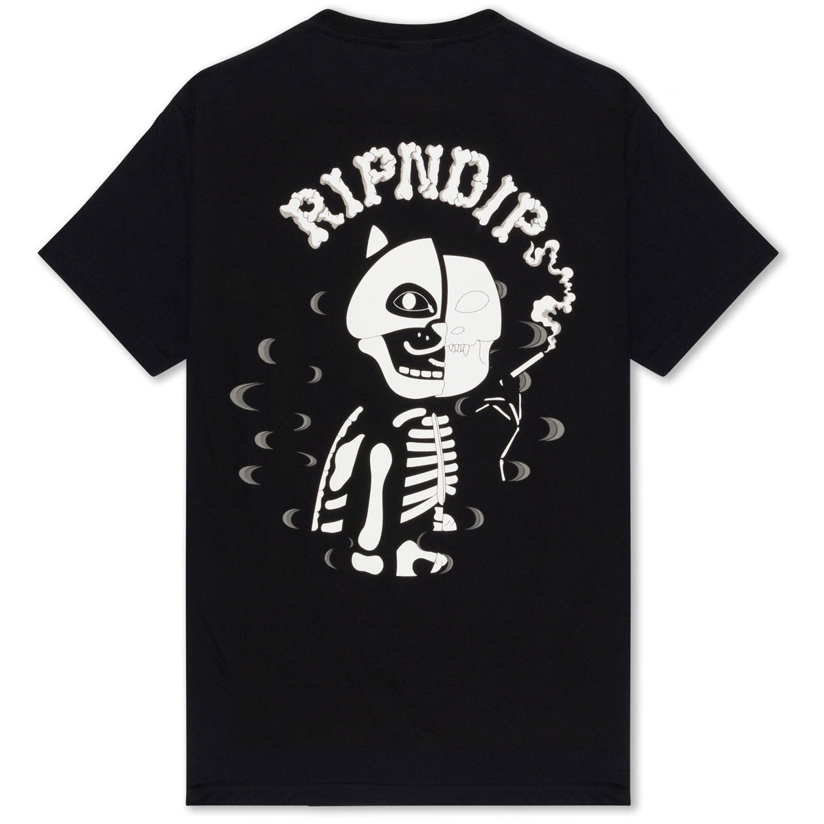 RIPNDIP Skelly Nerm Smokes T-Shirt - Black image 1