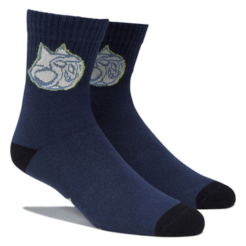 RIPNDIP Cyclone Mid Socks - Navy