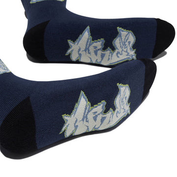 RIPNDIP Cyclone Mid Socks - Navy
