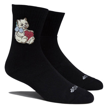 RIPNDIP I Love Cats Mid Socks - Black