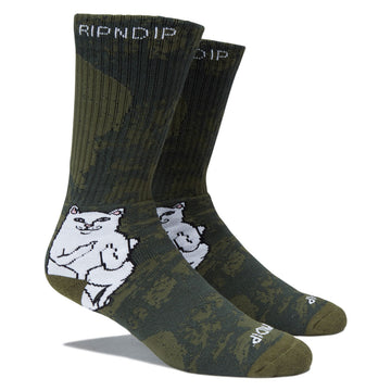 RIPNDIP Lord Nermal Socks - Forest Camo