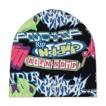 RIPNDIP Out Here Tour Skull Beanie - Multi