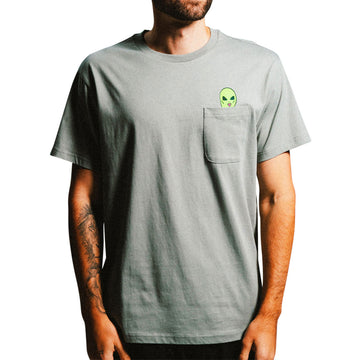 RIPNDIP Lord Alien Pocket T-Shirt - Dusty Sage
