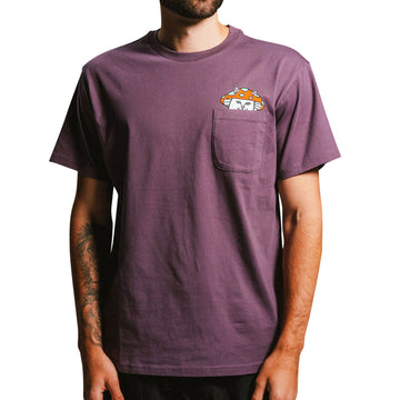 RIPNDIP Lord Shroomy Pocket T-Shirt - Dusty Plum