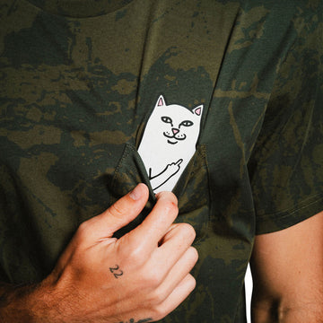 RIPNDIP Lord Nermal Pocket T-Shirt - Forest Camo
