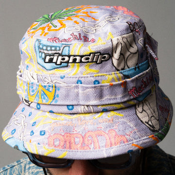 RIPNDIP Born To Love Boonie Hat - Cornflower