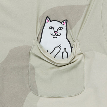 RIPNDIP Lord Nermal Pocket T-Shirt - Bone Graffiti Camo