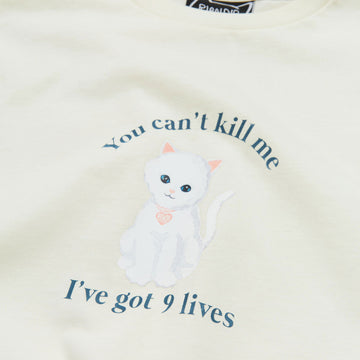 RIPNDIP 9 Lives T-Shirt - Bone