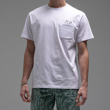 RIPNDIP Lord Nermal Pocket T-Shirt - White II