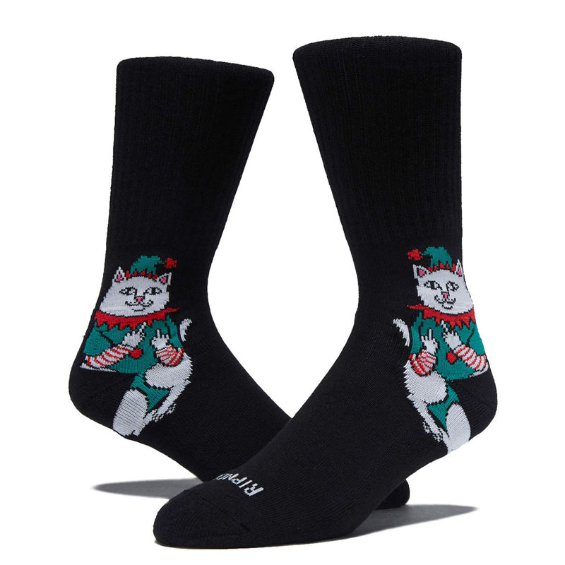 RIPNDIP Nermal Elf Socks - Black