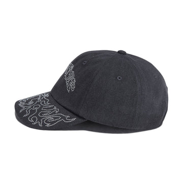 RIPNDIP Pretty Flacko Distressed Dad Hat - Black Vintage Wash