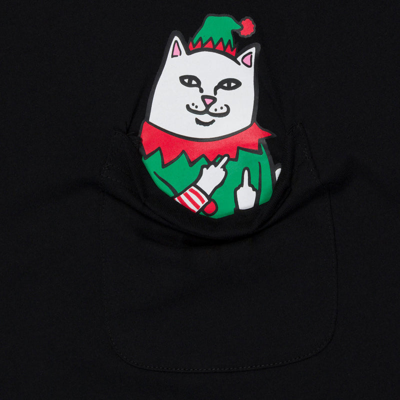 RIPNDIP Nermal Elf Pocket T-Shirt - Black