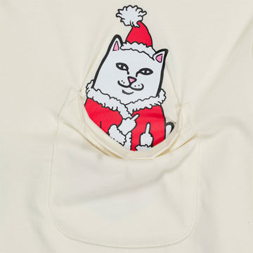 RIPNDIP Lord Santa Pocket T-Shirt - Bone