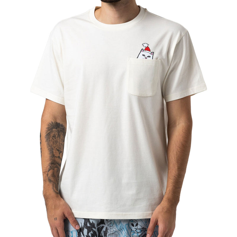 RIPNDIP Lord Santa Pocket T-Shirt - Bone