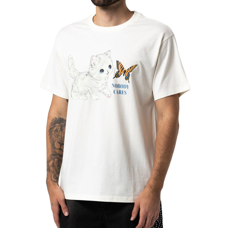 RIPNDIP Nobody Cares T-Shirt - Bone
