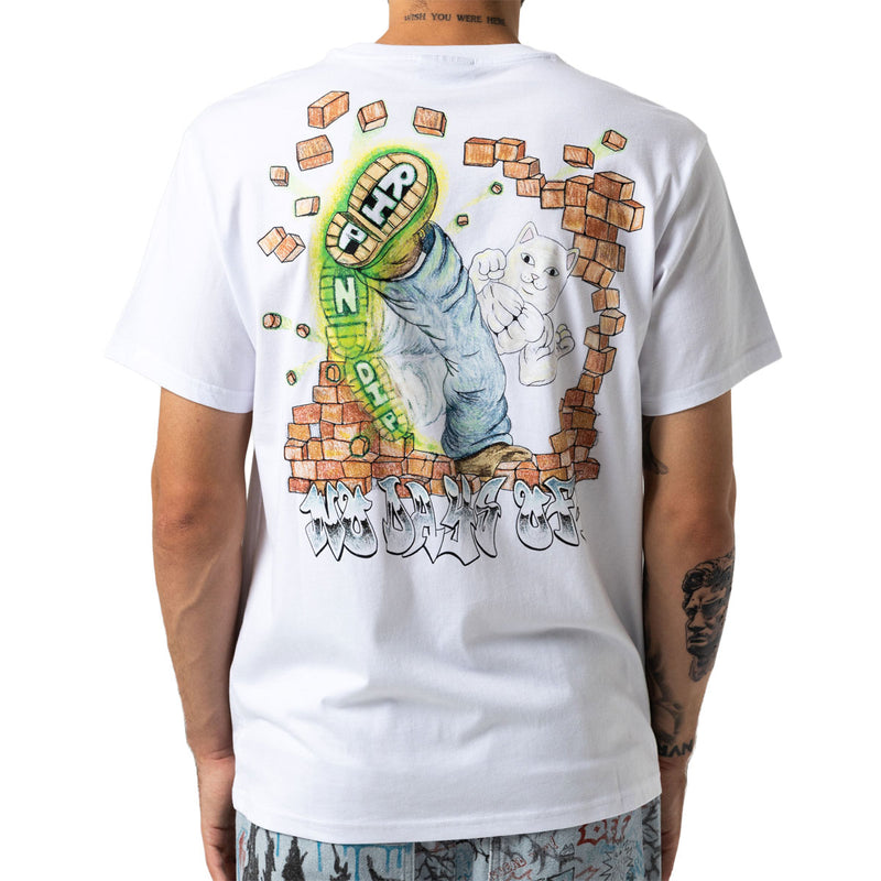 RIPNDIP Karate Kat T-Shirt - White