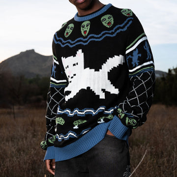 RIPNDIP Out Of This World Knit Sweater - Black