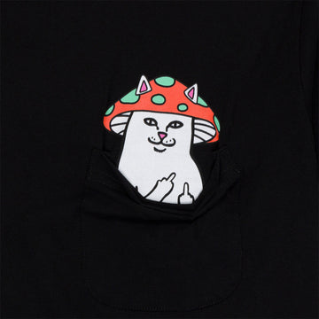 RIPNDIP Lord Shroomy Pocket T-Shirt - Black