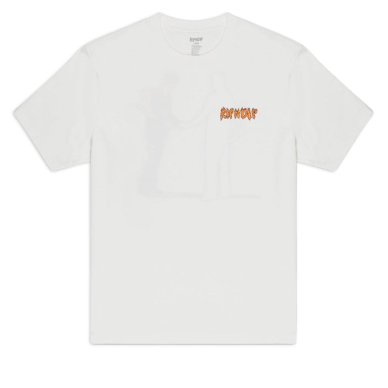 RIPNDIP Burn T-Shirt - Bone
