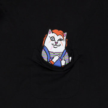 RIPNDIP Childs Play Nerm Pocket T-Shirt - Black