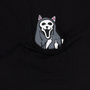 RIPNDIP Trick Or Treat Pocket T-Shirt - Black
