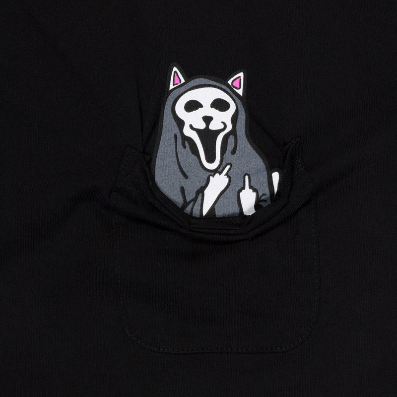 RIPNDIP Trick Or Treat Pocket T-Shirt - Black