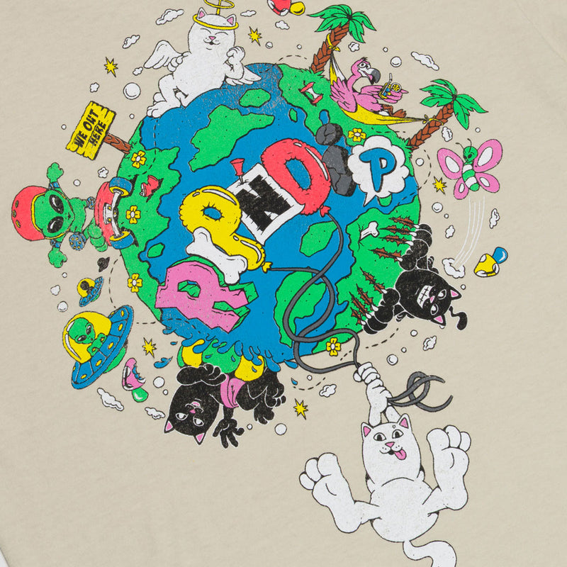 RIPNDIP Nerm World T-Shirt - Sand